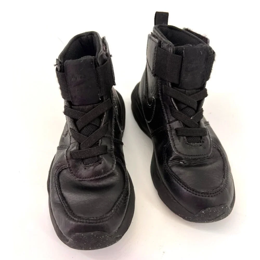 Nike Air Jordan Toddler Kids High Top Sneakers Size 10 Black